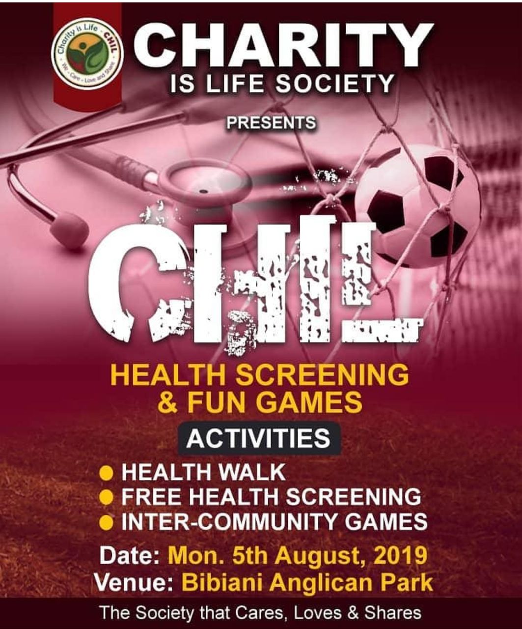 Health Walk, Screening & Inter-Community Games